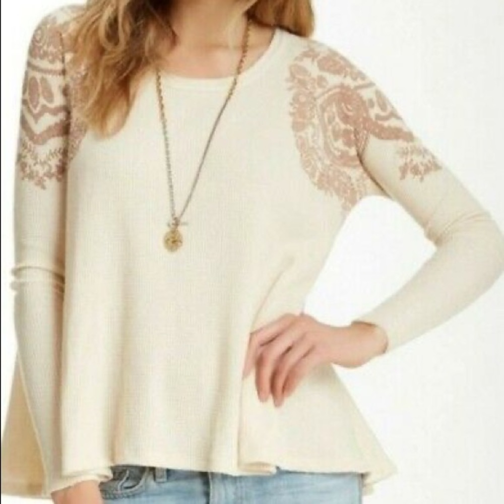 Free People Long Sleeve Top